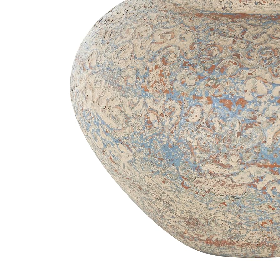 Amazon.com: Deco 79 Ceramic Scroll Decorative Vase Antique